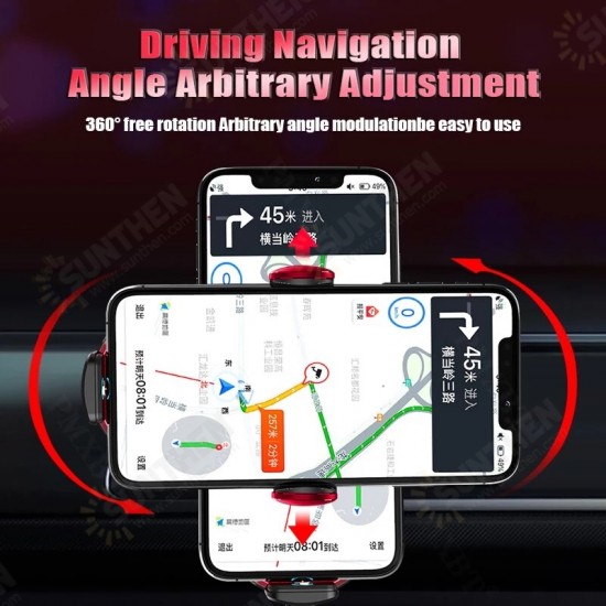 V30S Universal Qi 10W Intelligent Infrared Induction Automatic Clamping Magnetic/Wireless Charging Dual Mode Car Charger Air Vent Phone Holder