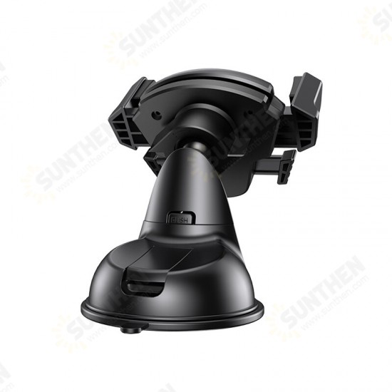 T-type Suction Cup 360° Rotation Dashboard Bracket Car Phone Holder for 4.0-6.7 Inch Mobile Phone for iPhone 11 for Samsung Galaxy Note 20 Ultra