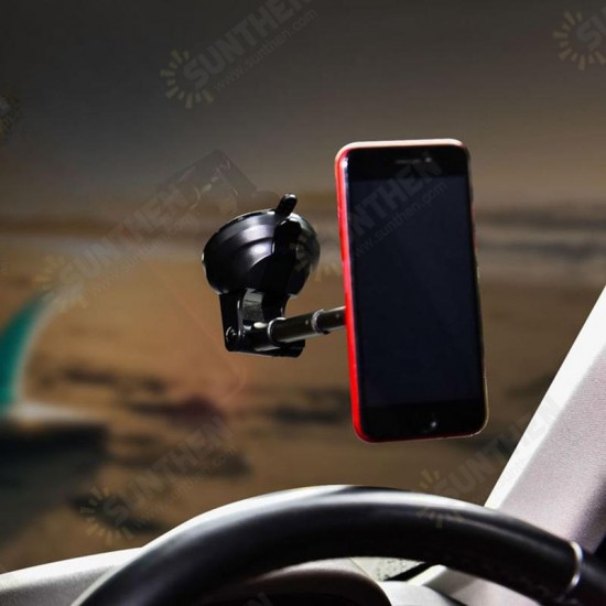 Magnetic Suction Cup Telescopic 360 Degree Rotation Car Phone Holder for iPhone Xiaomi Huawei