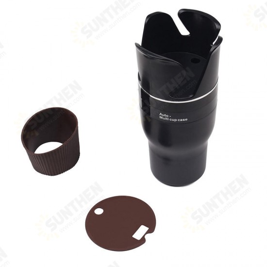 Multifunctional Adjustable Car Cup Holder Phone Stand Water Coffee Holder for iPhone Samsung