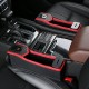 Multifunctional Left/ Right Car Seat Gap Storage Box USB Charging Leather Car Water Cup Phone Holder