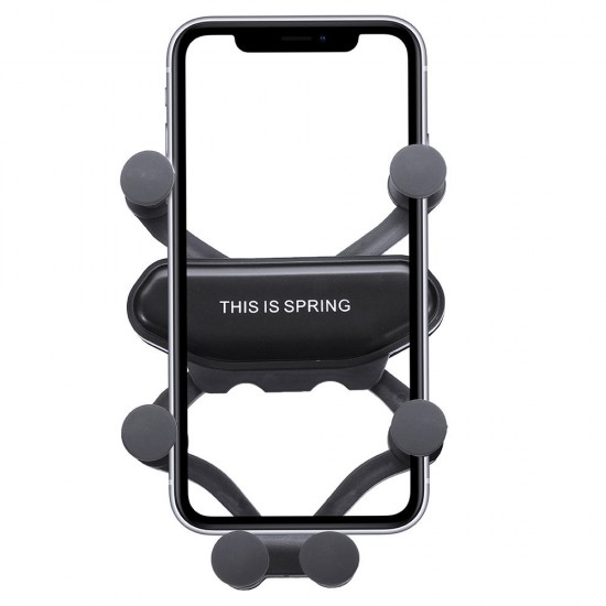 New Gravity Linkage Air Vent Car Phone Holder 360 Degree Rotation For 4.0-7.0 Inch Smart Phone