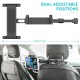 Universal Car Headrest Tablet Mount 360° Rotating Adjustable Auto Seat Back Phone Holder Stand for Car Backseat for iPad/Tablet/Smartphone 5-14 inch