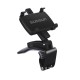 Universal 360° Rotatable Car Dashboard Sun Visor Rear View Mirror Mobile Phone Holder Stand for 3-7 inch Devices