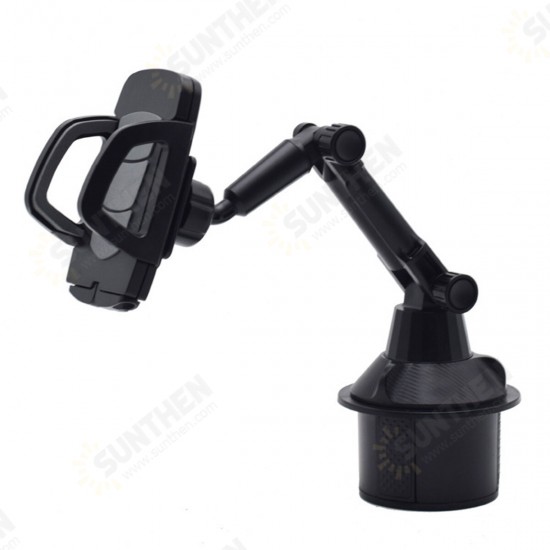 Universal 360 Rotation Flexible Arm Car Phone Mount Gooseneck Cup Holder for 5-9.5cm Width Cell Phone