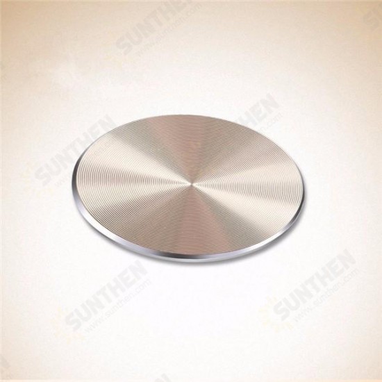 Universal Mount Metal Plate with Adhesive Circular Steel Sheet for Magnetic Mount Phone Holder