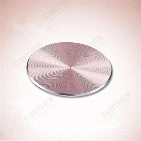 Universal Mount Metal Plate with Adhesive Circular Steel Sheet for Magnetic Mount Phone Holder