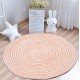 Foldable Non Slip Floor Rug Mat Round Carpet Modern Home Living Room Decorations