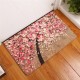 BX-28 40x60cm 3D Painting Tree Pattern Coral Fleece Mat Absorbent Bathroom Anti Slip Carpet