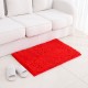 WX-329 50x80cm Chenille Soft Mat Machine Washable Bathroom Anti Slip Absorbent Carpet Doormat Rug