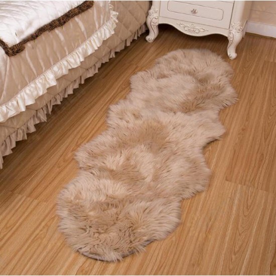 WX-574 Imitation Wool Carpets Home Carpets Fur For Kids Room Living Room Warm Fur Carpets