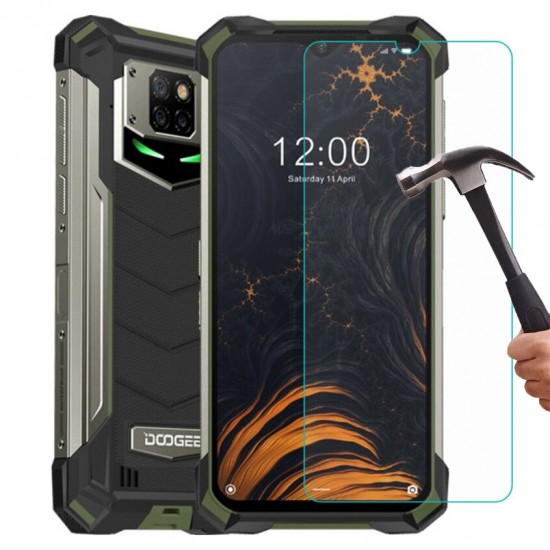 2-IN-1 for S88 Pro / S88 Plus Global Bands Accessories Set Soldier Shockproof Protective Case + 9H Anti-Explosion Tempered Glass Screen Protector