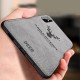 Deer Classic Canvas Cloth Shockproof TPU Protective Case for Samsung Galaxy S20+ / Galaxy S20 Plus