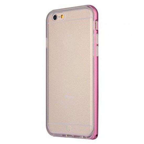 Ultra Slim Alloy Bumper Frame TPU Back Case Hippocampus Buckle For iPhone 6 6 Plus