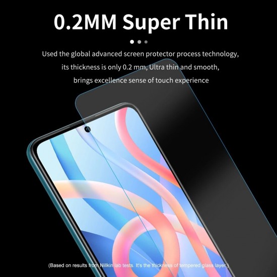 1Pcs/2Pcs/3Pcs/5Pcs For Poco M4 Pro 5G HD Tempered Film Amazing H+PRO 9H Anti-Explosion Anti-Scratch Full Coverage Tempered Glass Protector Non-Original