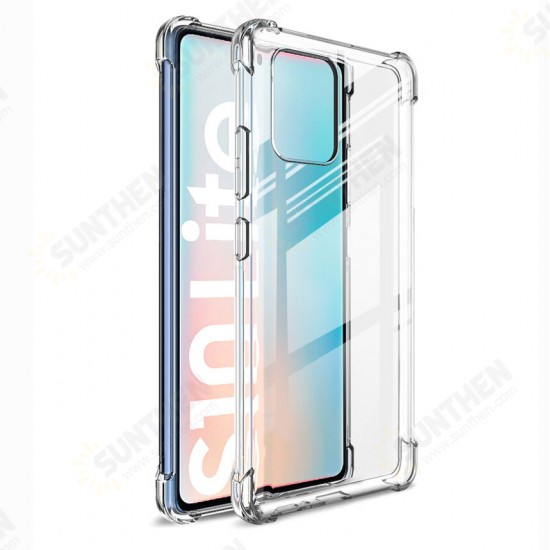 Air Bag Transparent Non-Yellow Soft TPU Shockproof Protective Case for Samsung Galaxy Note 10 Lite / Galaxy S10 Lite