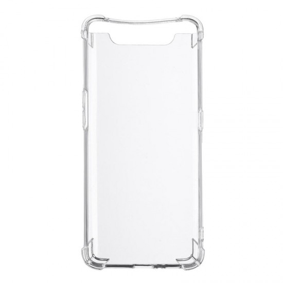 Air Cushion Corner Shockproof Transparent Soft TPU Protective Case for Samsung Galaxy A80 2019