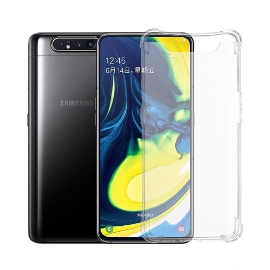 Air Cushion Corner Shockproof Transparent Soft TPU Protective Case for Samsung Galaxy A80 2019