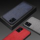 Anti-fingerprint Cotton Cloth PU Leather Protective Case for Samsung Galaxy A71 2019