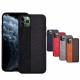 Anti-fingerprint Retro Canvas PU Leather Protective Case for iPhone 11 Pro Max 6.5 inch