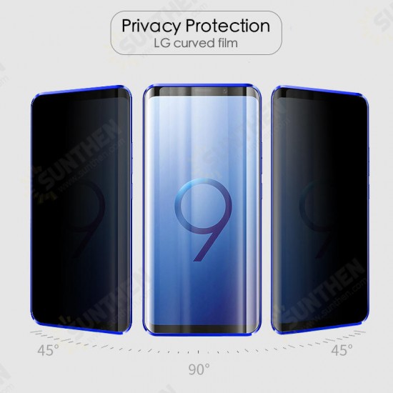 Anti-peeping Magnetic Adsorption Metal Double-sided Tempered Glass Protective Case For Samsung Galaxy S9/S9 Plus/S9+