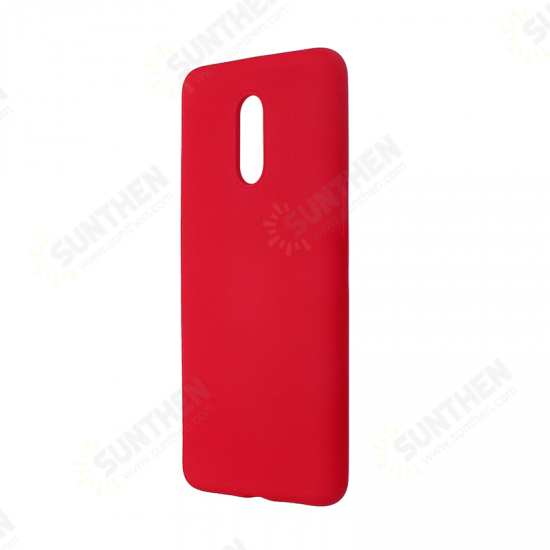 Anti-scratch Anti-fingerprint Liquid Silicone Protective Case for OnePlus 7