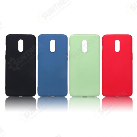 Anti-scratch Anti-fingerprint Liquid Silicone Protective Case for OnePlus 7