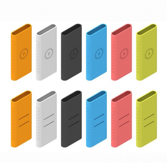 Anti-scratch Soft Silicone Protective Case Cover for Xiaomi 10000mAh Power Bank 3 Non-original