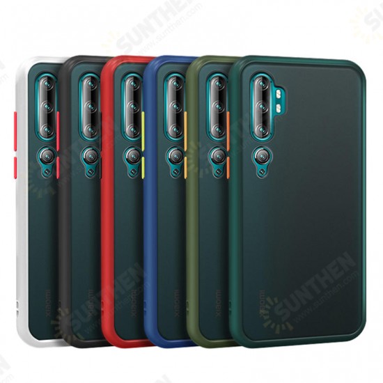 Shockproof Anti-fingerprint Matte Translucent Hard PC&Soft TPU Edge Protective Case for Xiaomi Mi Note 10 / Xiaomi Mi Note 10 Pro / Xiaomi Mi CC9 Pro Non-original