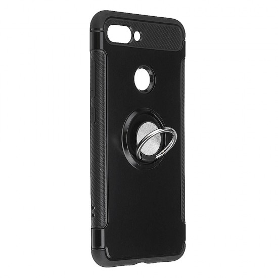 Shockproof Magnetic 360° Rotation Ring Holder TPU PC Protective Case For Xiaomi Mi 8 Lite