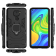 Shockproof Magnetic with 360 Rotation Finger Ring Holder Stand PC Protective Case for Xiaomi Redmi Note 9 Non-original