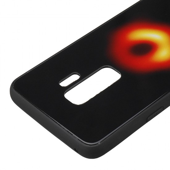 Black Hole Scratch Resistant Tempered Glass Protective Case For Samsung Galaxy S9 Plus