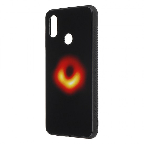 Black Holes Collapsar Hard Tempered Glass&Soft TPU Protective Case For Xiaomi Mi 8 Non-original