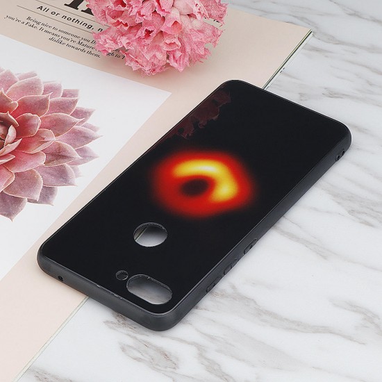 Black Holes Collapsar Tempered Glass&Soft TPU Protective Case For Xiaomi Mi 8 Lite Non-original