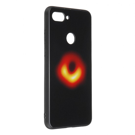 Black Holes Collapsar Tempered Glass&Soft TPU Protective Case For Xiaomi Mi 8 Lite Non-original