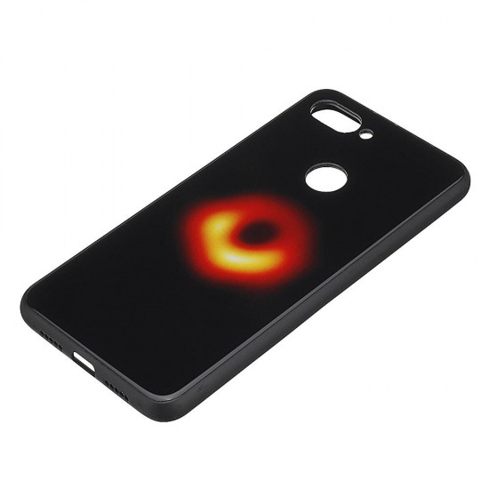 Black Holes Collapsar Tempered Glass&Soft TPU Protective Case For Xiaomi Mi 8 Lite Non-original