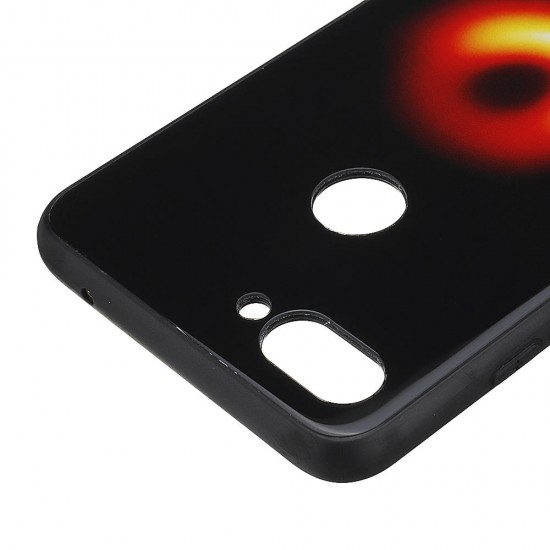 Black Holes Collapsar Tempered Glass&Soft TPU Protective Case For Xiaomi Mi 8 Lite Non-original