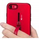 Built-in Kickstand Strap Grip PC+TPU Case For iPhone 7 & 8