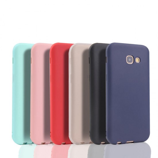 Candy Color Matte Soft Silicone TPU Case for Samsung Galaxy A3 A5 A7 2017