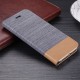 Canvas Pattern Flip with Card Holder Stand Shockproof PU Leather Full Cover Protective Case for Xiaomi Redmi 9 Non-original