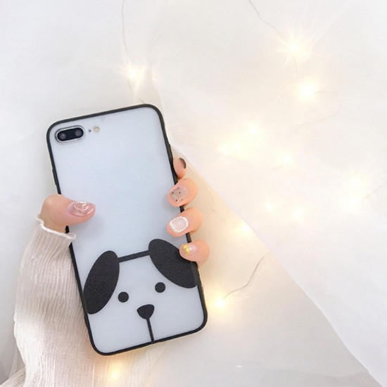 Cartoon Pattern Matte Anti-fingerprint Shockproof Protective Case Cover for iPhone XR X/XS XS Max iP 7/8 7Plus/8P