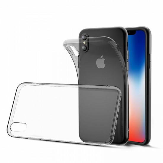 Clear Transparent Soft TPU Protective Case For iPhone XS/X