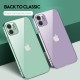 Converted Change iP11 Series to iP12 Second Change Plating Transparent TPU Protective Case for iPhone 11 / 11 Pro / 11 Pro Max