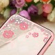 Diamond Plating Clear Soft TPU Flower Protective Case For Xiaomi Redmi Note 6 Pro