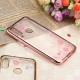 Diamond Plating Clear Soft TPU Flower Protective Case For Xiaomi Redmi Note 6 Pro