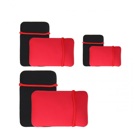 Double-faced Waterproof Laptop Notebook Protective Bag Tablet Sleeve Cover Pouch for 13 / 17 inch