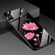 Fashion Pattern Tempered Glass Protective Case For iPhone XS Max