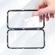 Flip 360° Magnetic Adsorption Metal Tempered Glass Protective Case for Huawei Honor 8X