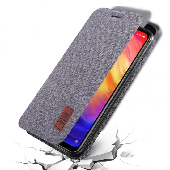 Flip Fabric Soft Silicone Edge Shockproof Full Body Protective Case For Xiaomi Mi Play Non-original