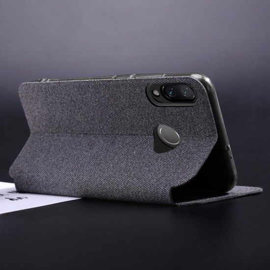 Flip Fabric Soft Silicone Edge Shockproof Full Body Protective Case For Xiaomi Mi Play Non-original